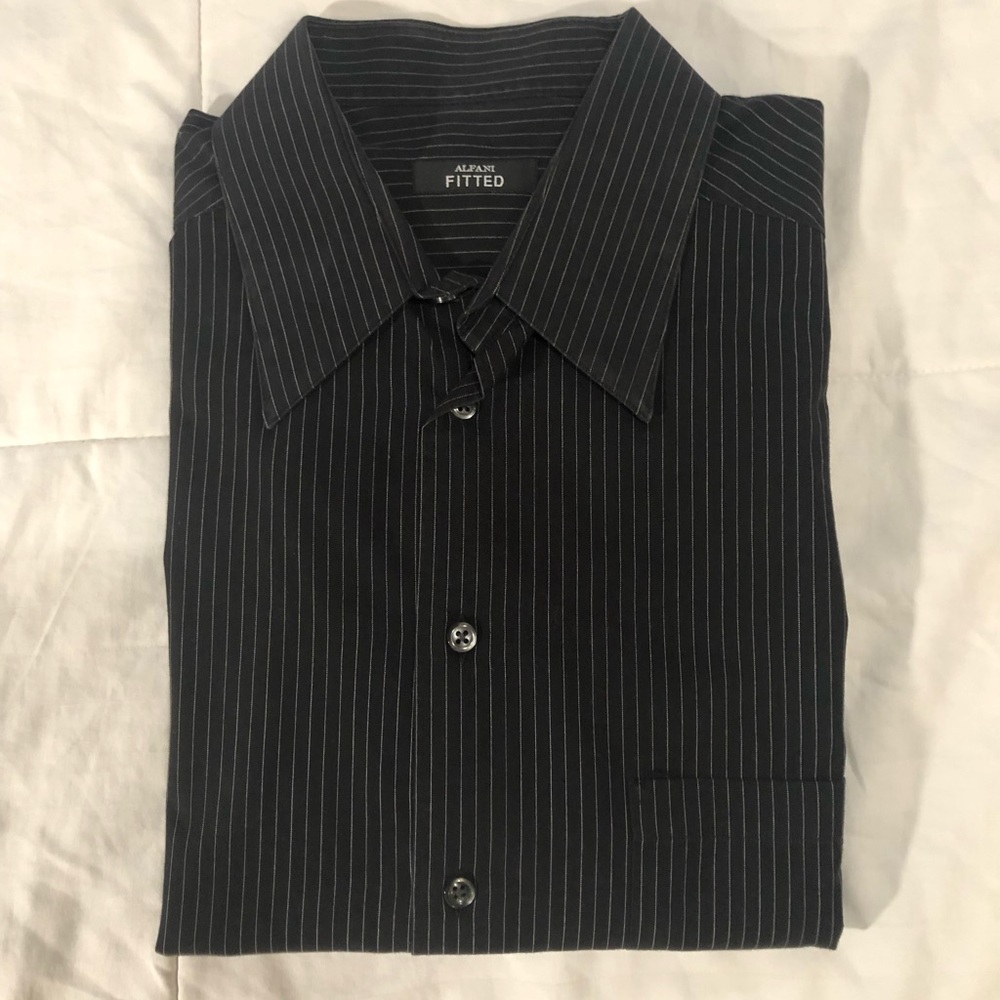 Alfani pinstriped dress shirt